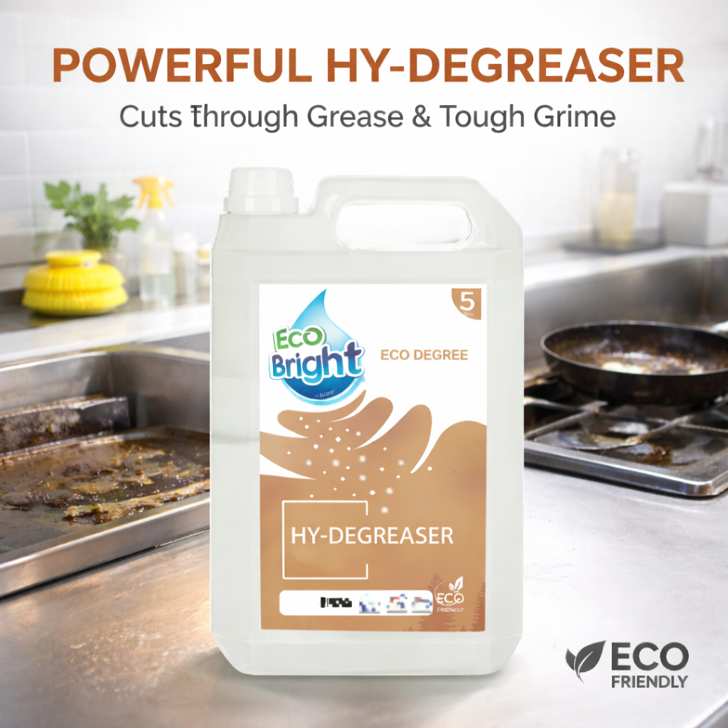 Home ecobright hy degreaser in kitchen setting