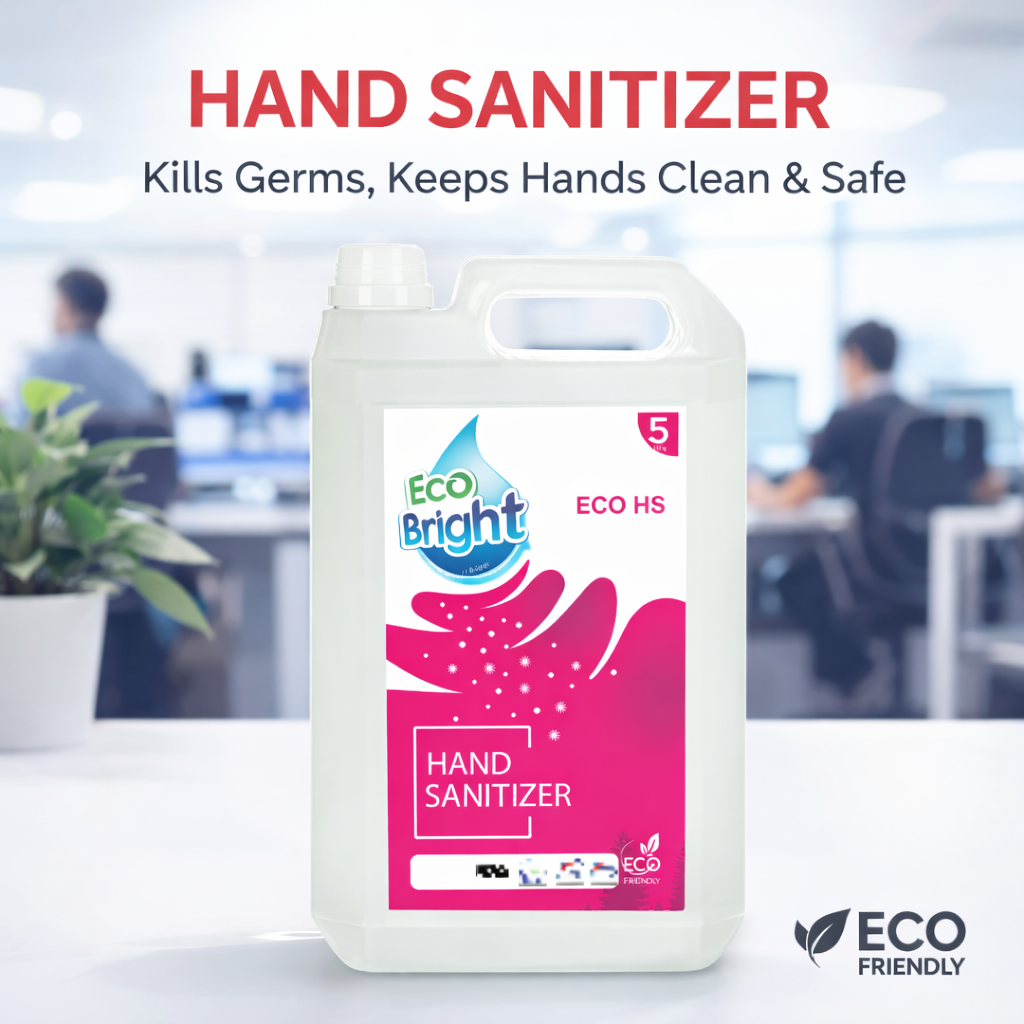 Home ecobright hand sanitizer in office setting