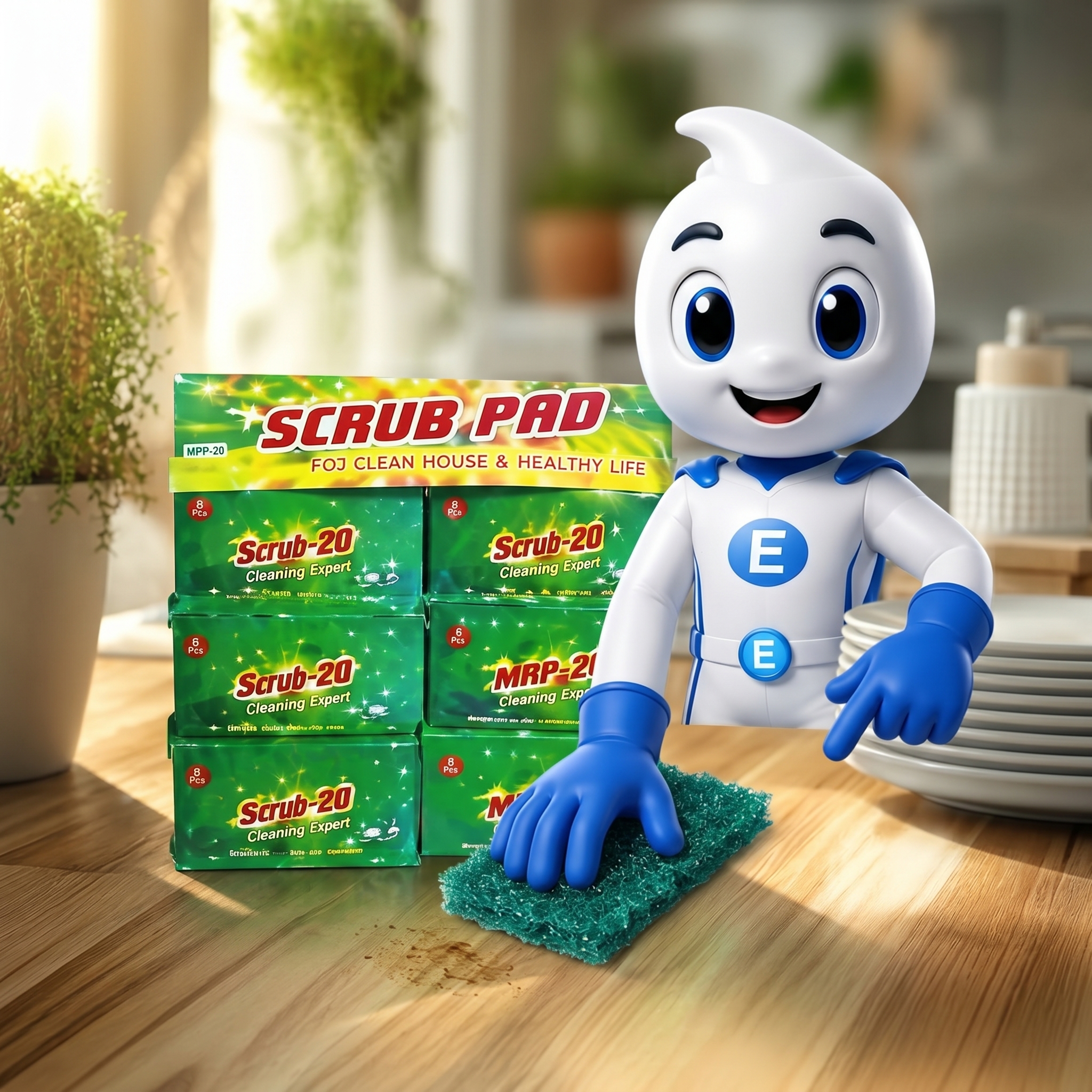 scrub pad